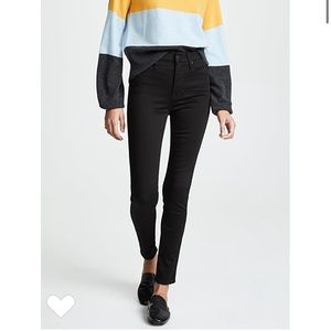 Madewell Black 9” High-Rise Skinny Jeans (Size 28)